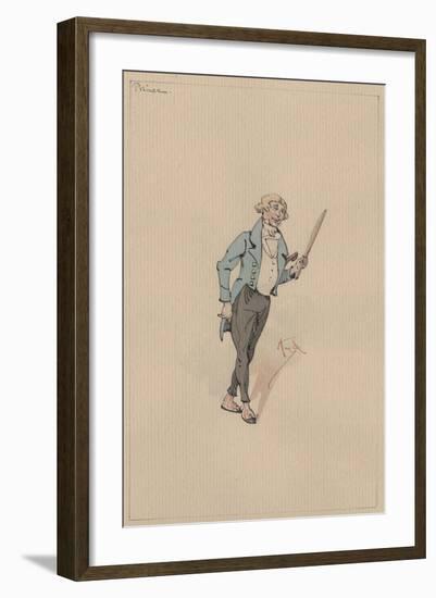 Prince Turveydrop, C.1920s-Joseph Clayton Clarke-Framed Giclee Print