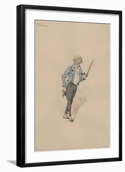 Prince Turveydrop, C.1920s-Joseph Clayton Clarke-Framed Giclee Print