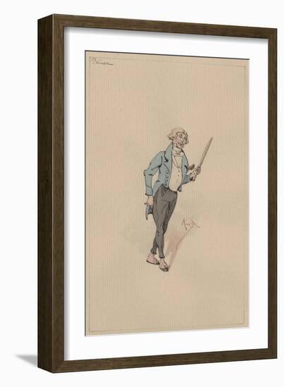 Prince Turveydrop, C.1920s-Joseph Clayton Clarke-Framed Giclee Print