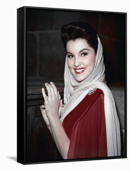 PRINCE VALIANT, 1954 directed by HENRY HATHAWAY Debra Paget (photo)-null-Framed Stretched Canvas