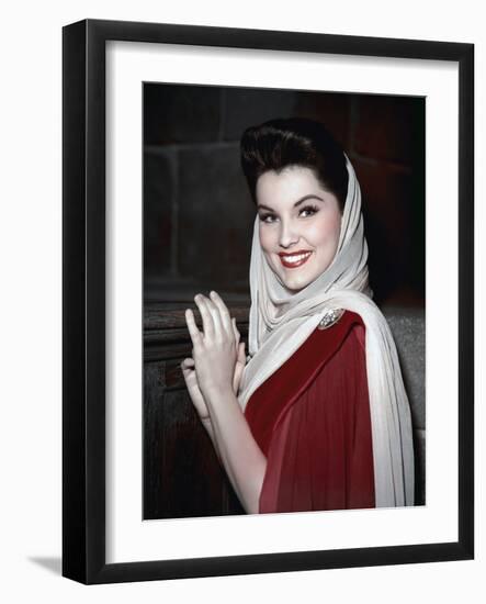 PRINCE VALIANT, 1954 directed by HENRY HATHAWAY Debra Paget (photo)-null-Framed Photo