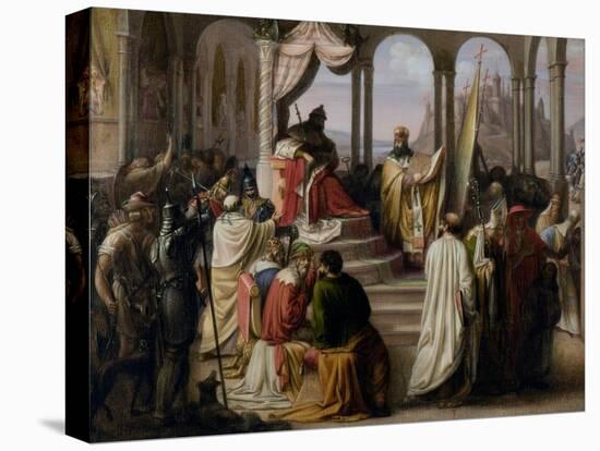 Prince Vladimir Chooses a Religion in 988, 1822-Johann Leberecht Eggink-Stretched Canvas