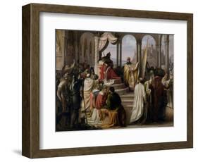 Prince Vladimir Chooses a Religion in 988, 1822-Johann Leberecht Eggink-Framed Giclee Print