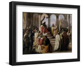 Prince Vladimir Chooses a Religion in 988, 1822-Johann Leberecht Eggink-Framed Giclee Print