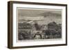 Prince Waldemar's Visit to the Danish West Indies, Arrival at Charlotte Amalia, Island of St Thomas-null-Framed Giclee Print