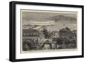 Prince Waldemar's Visit to the Danish West Indies, Arrival at Charlotte Amalia, Island of St Thomas-null-Framed Giclee Print