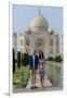 Prince William and Catherine at the Taj Mahal, India-Associated Newspapers-Framed Photo