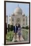 Prince William and Catherine at the Taj Mahal, India-Associated Newspapers-Framed Photo