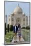 Prince William and Catherine at the Taj Mahal, India-Associated Newspapers-Mounted Photo