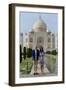 Prince William and Catherine at the Taj Mahal, India-Associated Newspapers-Framed Photo