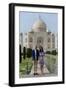 Prince William and Catherine at the Taj Mahal, India-Associated Newspapers-Framed Photo