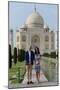 Prince William and Catherine at the Taj Mahal, India-Associated Newspapers-Mounted Photo