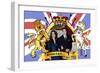 Prince William and Kate Middleton, The Royal Wedding April 29th, 2011-null-Framed Art Print