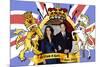 Prince William and Kate Middleton, The Royal Wedding April 29th, 2011-null-Mounted Premium Giclee Print