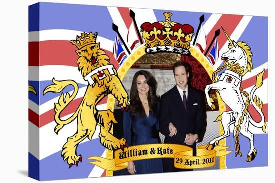 Prince William and Kate Middleton, The Royal Wedding April 29th, 2011-null-Stretched Canvas