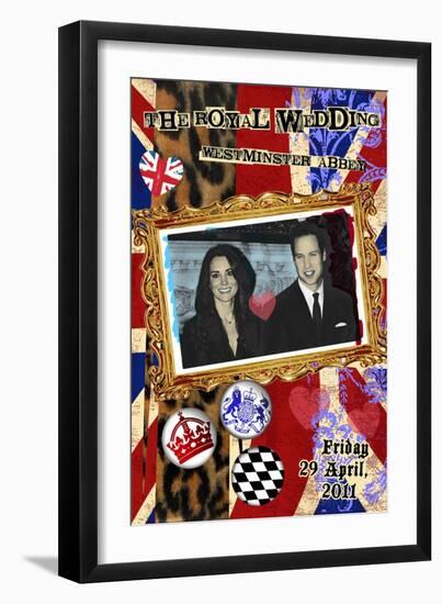 Prince William and Kate Middleton, The Royal Wedding Scrapbook-null-Framed Art Print