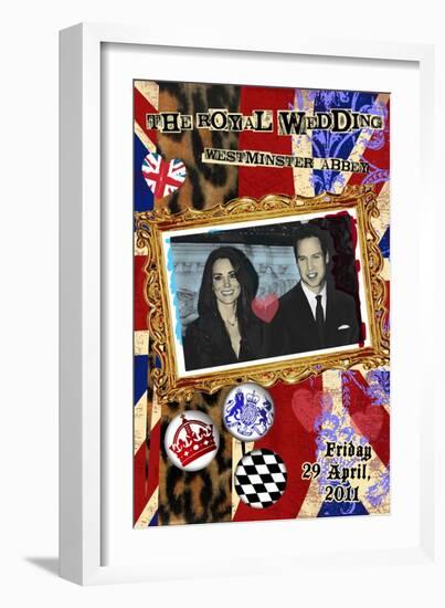 Prince William and Kate Middleton, The Royal Wedding Scrapbook-null-Framed Art Print