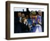 Prince William and Mother Diana at the Ladies Wimbledon Final July 1991-null-Framed Photographic Print