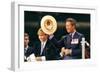 Prince William and Prince Charles at the 50th anniversary of VJ Day-Associated Newspapers-Framed Photo