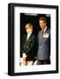 Prince William and Prince Charles  in 1995-Associated Newspapers-Framed Photo