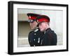 Prince William and Prince Harry after The Sovereign's Parade that marked the completion of Prince H-null-Framed Photographic Print