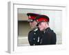 Prince William and Prince Harry after The Sovereign's Parade that marked the completion of Prince H-null-Framed Photographic Print