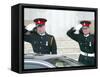 Prince William and Prince Harry, The Sovereign's Parade 2006-null-Framed Stretched Canvas