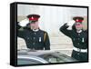 Prince William and Prince Harry, The Sovereign's Parade 2006-null-Framed Stretched Canvas