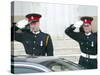 Prince William and Prince Harry, The Sovereign's Parade 2006-null-Stretched Canvas
