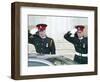 Prince William and Prince Harry, The Sovereign's Parade 2006-null-Framed Photographic Print