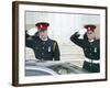 Prince William and Prince Harry, The Sovereign's Parade 2006-null-Framed Photographic Print