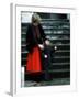 Prince William arriving at his first day at school with his mum Princess Diana-null-Framed Photographic Print