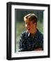 Prince William at River Dee, Balmoral, August 1988-null-Framed Premium Photographic Print