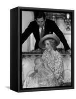 Prince William Collection 1982 Princess Diana with Prince Charles and Son Prince William in 1982-null-Framed Stretched Canvas