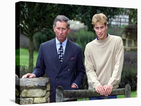 Prince William holds a photo call at Highgrove and publicly condemns royal traitor Patrick Jephson -null-Stretched Canvas