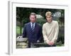 Prince William holds a photo call at Highgrove and publicly condemns royal traitor Patrick Jephson -null-Framed Photographic Print