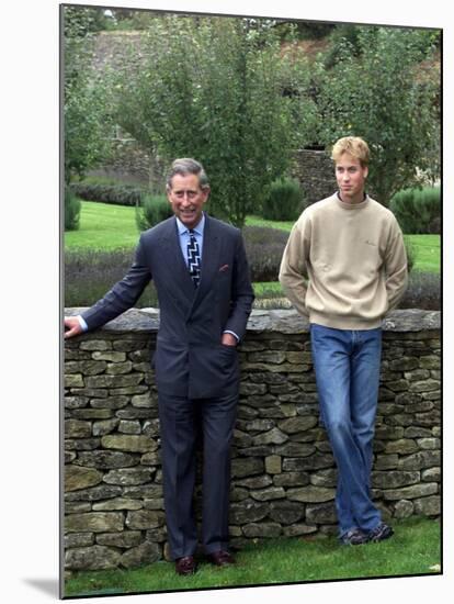Prince William Holds Photo Call at Highgrove and Publicly Condemns Royal Traitor Patrick Jephson-null-Mounted Photographic Print