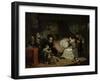 Prince William I after the Failed Assassination Attempt by Jean Jaurequi-Nicolaas Pieneman-Framed Art Print
