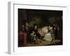 Prince William I after the Failed Assassination Attempt by Jean Jaurequi-Nicolaas Pieneman-Framed Art Print