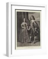 Prince William II of Orange and His Betrothed-Sir Anthony Van Dyck-Framed Giclee Print