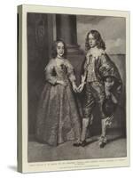 Prince William II of Orange and His Betrothed-Sir Anthony Van Dyck-Stretched Canvas