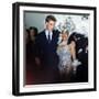 Prince William in Edinburgh with local dancer Luciana, Sept 2001-null-Framed Photographic Print