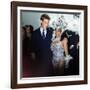 Prince William in Edinburgh with local dancer Luciana, Sept 2001-null-Framed Photographic Print