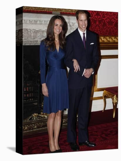 Prince William is to marry Kate Middleton next year, Clarence House has said-null-Stretched Canvas