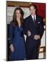 Prince William is to marry Kate Middleton next year, Clarence House has said-null-Mounted Photographic Print