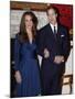 Prince William is to marry Kate Middleton next year, Clarence House has said-null-Mounted Photographic Print