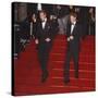 Prince William (left) and his brother Prince Harry arrive for the world premiere of the new James B-null-Stretched Canvas