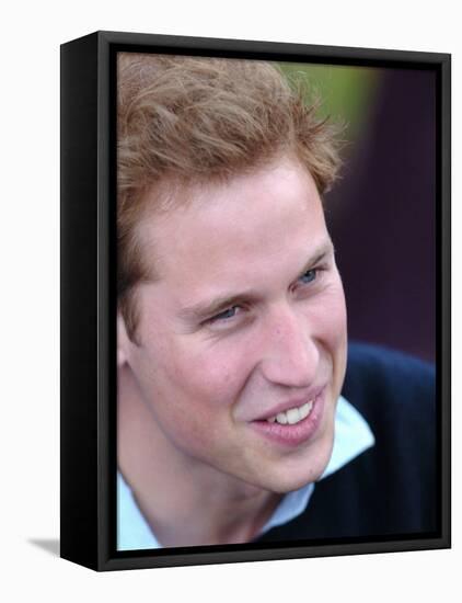 Prince William meets the All Blacks at their Auckland Training Centre, July 2005-null-Framed Stretched Canvas
