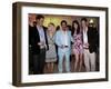 Prince William, Natasha Bedingfield, Tom Jones, Joss Stone and Prince Harry following pop concert i-null-Framed Premium Photographic Print