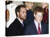 Prince William, sporting a new beard, with his brother Prince Harry as the Royal Family attend a Ch-null-Stretched Canvas
